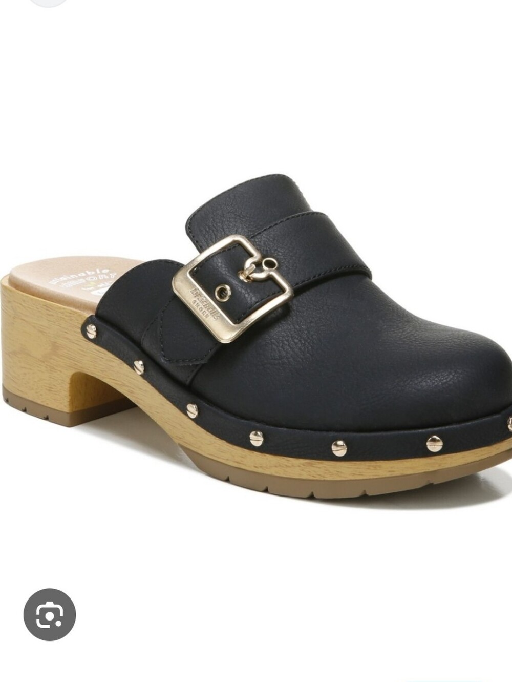 Dr. Scholl's-Classic Faux Leather Slip On Clogs-Size 6